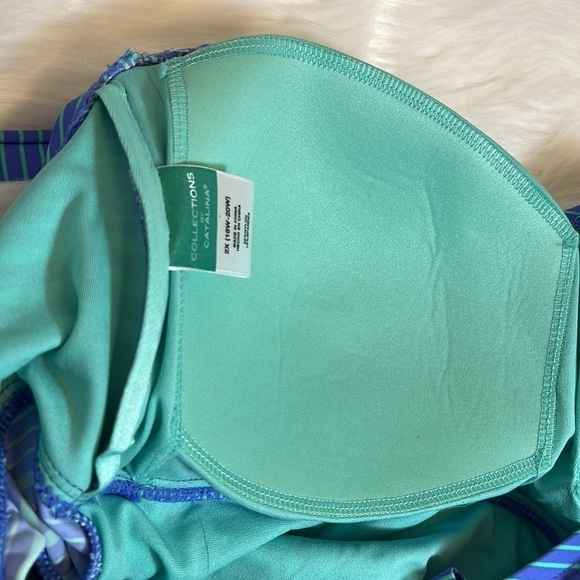 CATALINA Swimsuit Top Plus Size 2X (18W-20W) - Picture 15 of 16